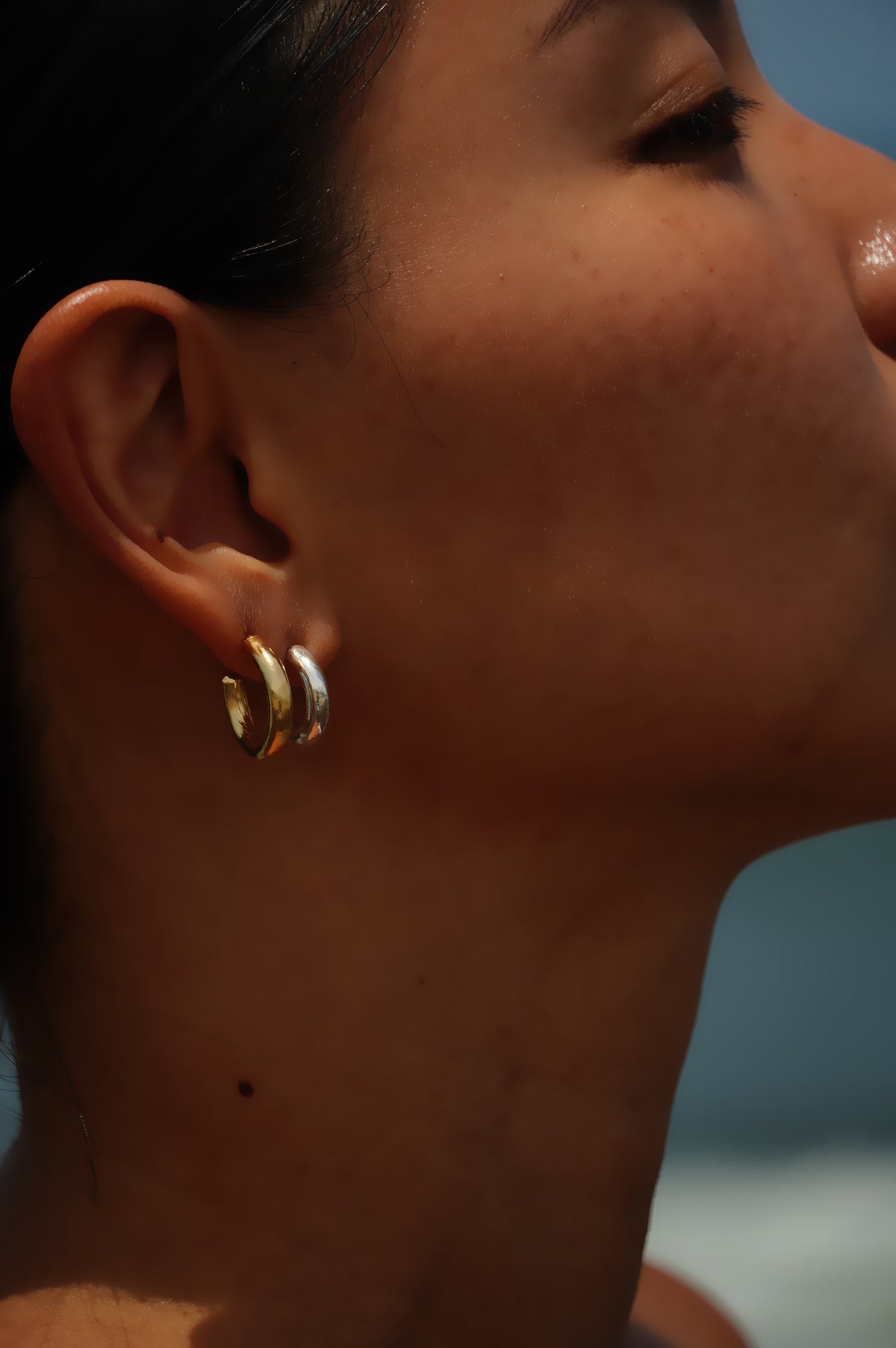 bucatini earrings