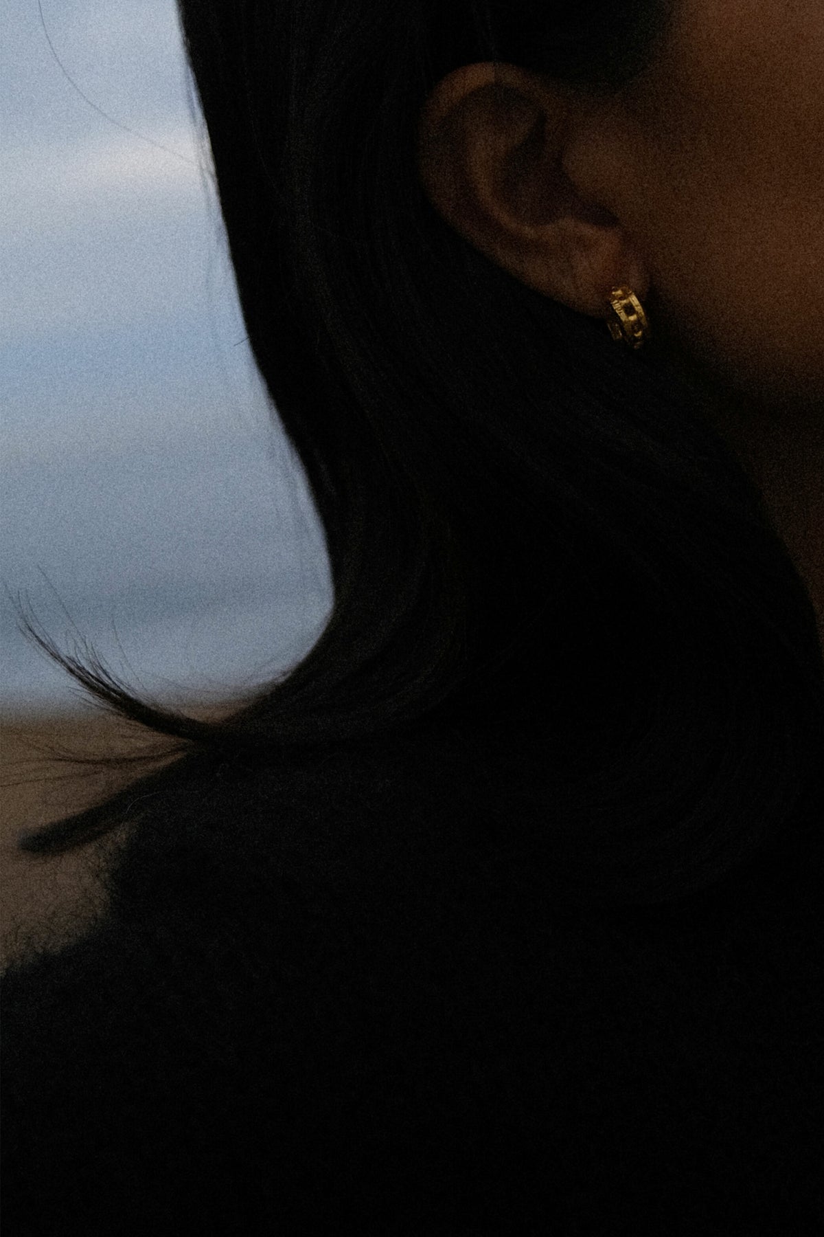 loosey earrings, mini - K18 Plated